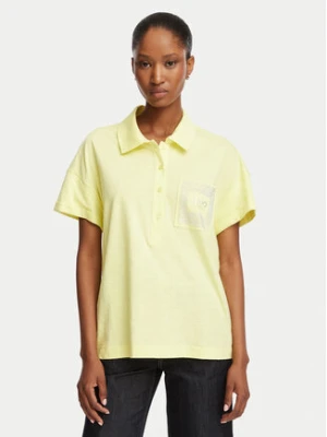 Liu Jo Polo TA6159 JS870 Żółty Regular Fit