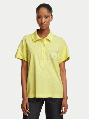 Liu Jo Polo TA6159 JS870 Żółty Regular Fit