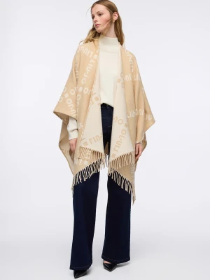 Liu Jo Poncho With Logo And Fringes LIUJO