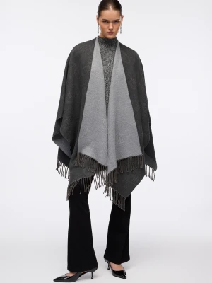 Liu Jo Poncho With Logo And Fringes LIUJO
