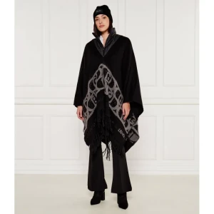 Liu Jo Ponczo | Loose fit | z dodatkiem wełny