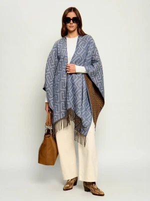 Liu Jo Ponczo | Oversize fit niebieski