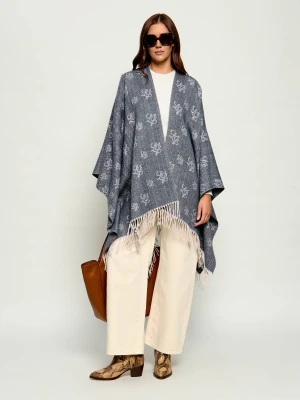Liu Jo Ponczo | Oversize fit niebieski