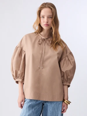 Liu Jo Poplin Blouse beżowy