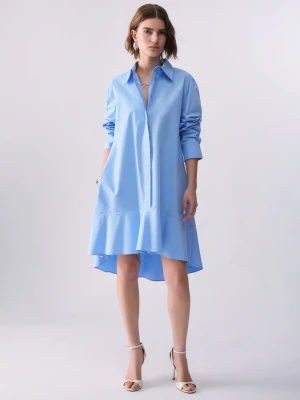 Liu Jo Poplin Shirt Dress Light Blue