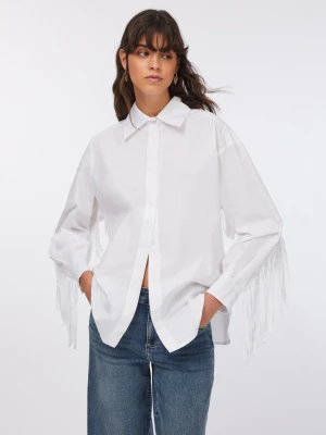 Liu Jo Poplin Shirt With Fringes LIUJO