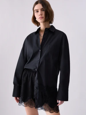 Liu Jo Poplin Shirt With Lace