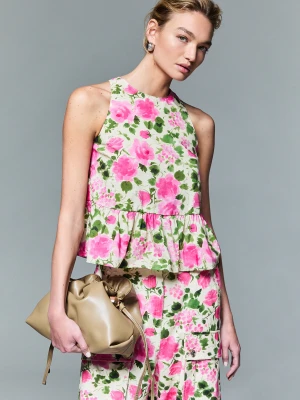 Liu Jo Poplin Top With Bow