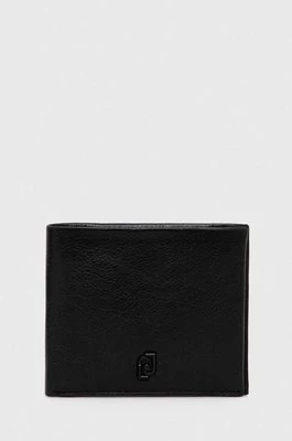 Liu Jo portfel skórzany męski kolor czarny