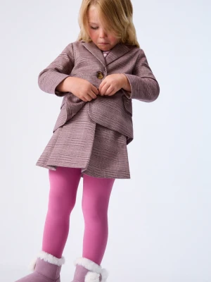 Liu Jo Prince Of Wales Check Coat beżowy