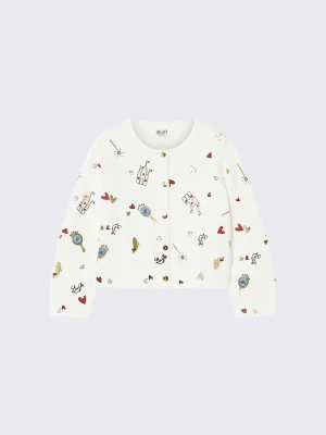 Liu Jo Printed Cardigan White With Print