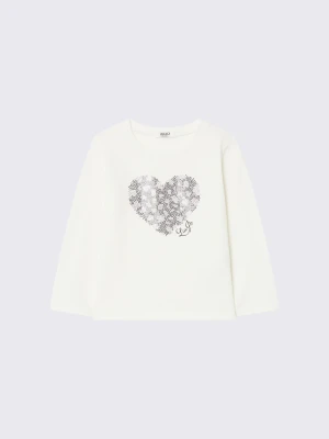 Liu Jo Printed Jersey T-shirt biały