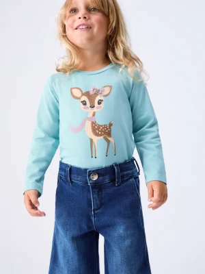 Liu Jo Printed Jersey T-shirt Light Blue