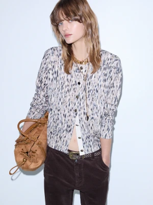 Liu Jo Printed Knit Cardigan
