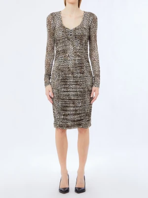 Liu Jo Printed Midi Dress