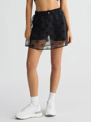 Liu Jo Printed Organza Miniskirt LIUJO