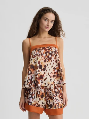 Liu Jo Printed Satin Top LIUJO
