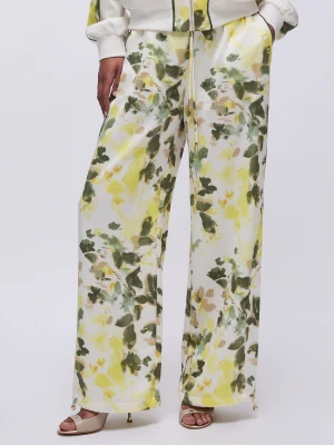 Liu Jo Printed Satin Trousers