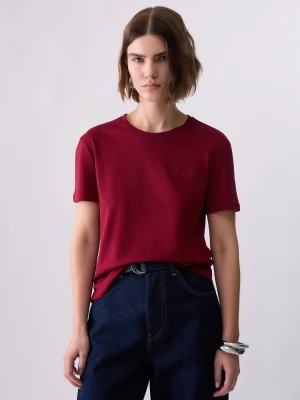 Liu Jo Printed T-shirt czerwony