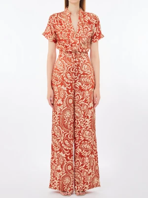 Liu Jo Printed Twill Jumpsuit LIUJO