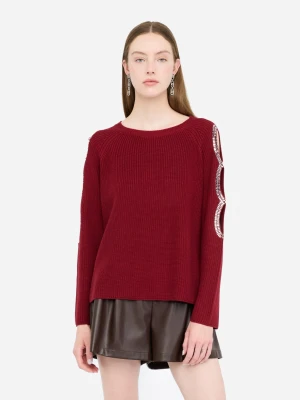 Liu Jo Pullover With Bejewelled Cut-out LIUJO