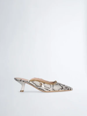 Liu Jo Python-print Mules szary