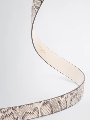 Liu Jo Python-print Pu Belt LIUJO