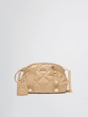 Liu Jo Quilted Clutch Bag Camel