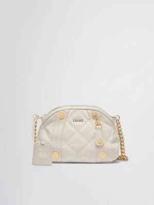 Liu Jo Quilted Clutch Bag Cream