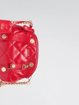 Liu Jo Quilted Clutch Bag czerwony