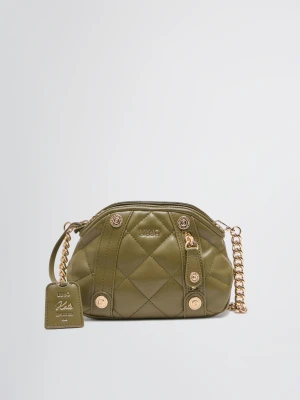 Liu Jo Quilted Clutch Bag Military Green