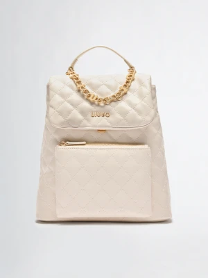 Liu Jo Quilted Cream Backpack LIUJO