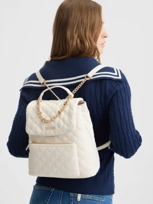 Liu Jo Quilted Cream Backpack LIUJO