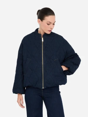 Liu Jo Quilted Denim Bomber Jacket LIUJO