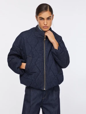 Liu Jo Quilted Denim Bomber Jacket LIUJO