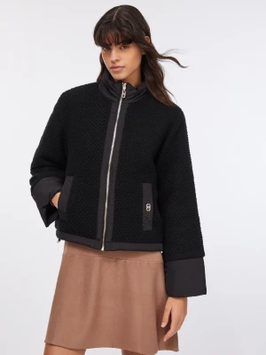 Liu Jo Quilted Nylon And Mesh Jacket LIUJO