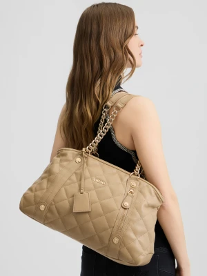Liu Jo Medium Quilted Tote Bag With Charm LIUJO