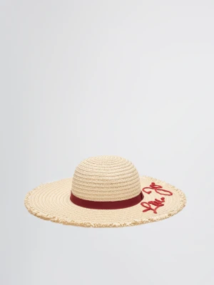 Liu Jo Raffia Hat With Logo LIUJO