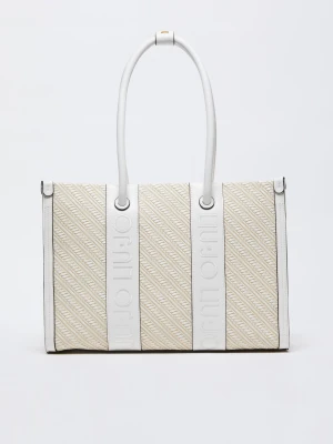 Liu Jo Raffia Shopping Bag With Logo LIUJO