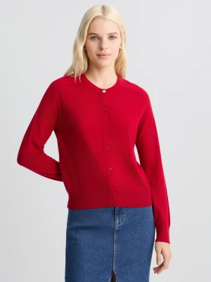 Liu Jo Red Cashmere And Wool Cardigan LIUJO