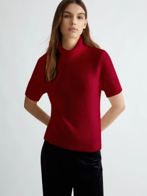 Liu Jo Red Turtleneck With Cut-out LIUJO