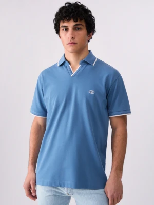 Liu Jo Regular Fit Polo Shirt niebieski