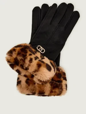 Liu Jo Rękawiczki Scamosc | shearling