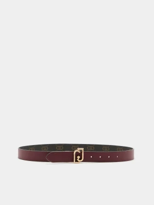 Liu Jo Reversible Belt With Logo czerwony
