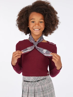 Liu Jo Rib-knit Jumper With Foulard LIUJO