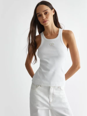 Liu Jo Ribbed Top With Logo LIUJO