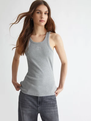 Liu Jo Ribbed Top With Logo LIUJO