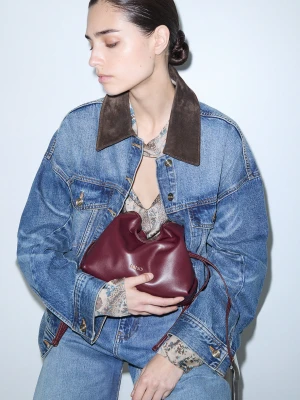 Liu Jo Riccy Small Shoulder Bag Aubergine