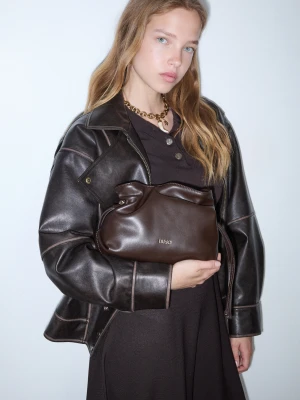 Liu Jo Riccy Small Shoulder Bag Dark Brown