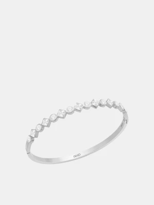 Liu Jo Rigid Bracelet With Glass Crystals srebrny